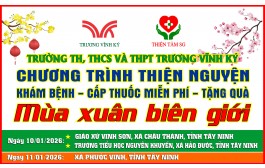 CHUYẾN ĐI TỪ THIỆN TÂY NINH  NGÀY 10, 11 THÁNG 01 NĂM 2026