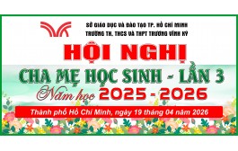HỌP CHA MẸ HỌC SINH KHỐI 12 - LẦN 3 - NĂM HỌC 2025 - 2026
