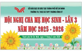 HỌP CMHS LẦN 3 NĂM HỌC 2025- 2026