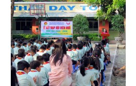 KẾT NẠP ĐỘI VIÊN  KHỐI TIỂU HỌC NĂM HỌC 2025 – 2026