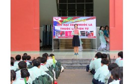 NGOÀI GIỜ LÊN LỚP “TÁC HẠI CỦA THUỐC LÁ – THUỐC LÁ ĐIỆN TỬ 