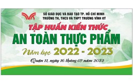 Tập huấn xác nhận kiến thức VSATTP  năm học 2022 - 2023