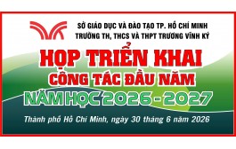 TRIỂN KHAI CÔNG TÁC ĐẦU NĂM HỌC 2026 - 2027
