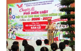 TUYÊN TRUYỀN, PHỔ BIẾN, GIÁO DỤC PHÁP LUẬT  VỀ TRẬT TỰ, AN TOÀN GIAO THÔNG NĂM HỌC: 2026 – 2027