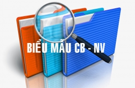 BIỂU MẪU DÀNH CHO CÁN BỘ, NHÂN VIÊN