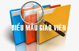BIỂU MẪU DÀNH CHO GIÁO VIÊN