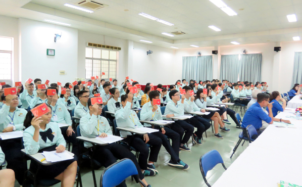 ĐẠI HỘI ĐOÀN TRƯỜNG NĂM HỌC 2017 – 2018