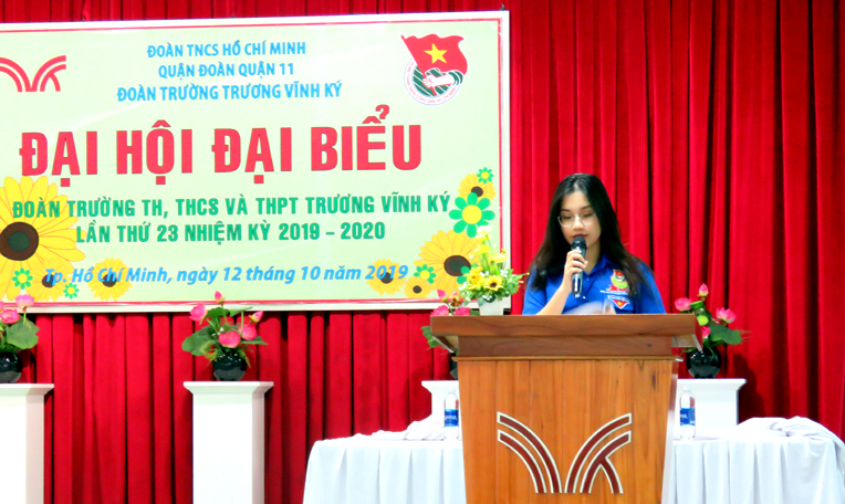 ĐẠI HỘI ĐOÀN TRƯỜNG NĂM HỌC 2019 – 2020