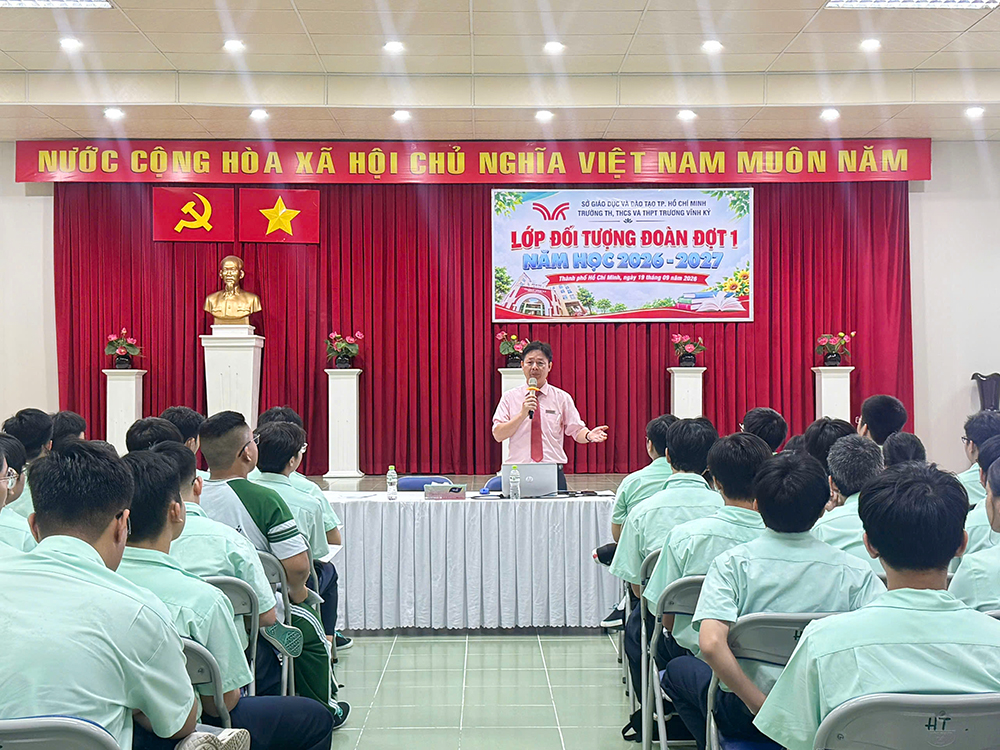 ĐỐI TƯỢNG ĐOÀN VÀ LỄ KẾT NẠP ĐOÀN ĐỢT I NĂM HỌC 2026 – 2027