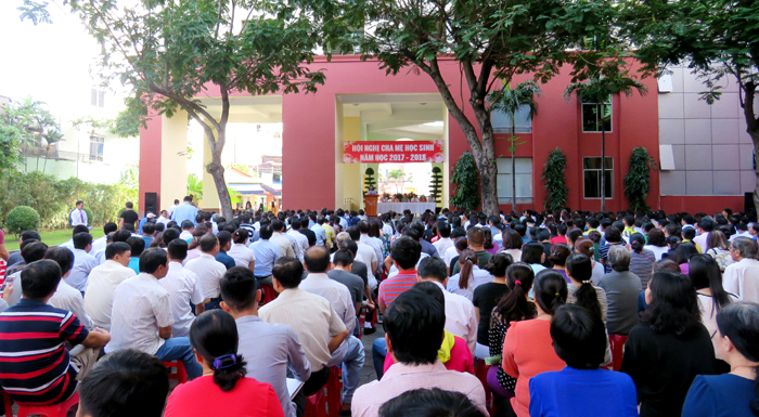 HỘI NGHỊ CMHS VÀ ĐẠI HỘI ĐẠI BIỂU CMHS NĂM HỌC 2017 - 2018