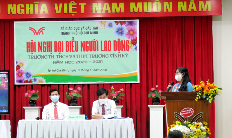 HỘI NGHỊ ĐẠI BIỂU NGƯỜI LAO ĐỘNG NĂM HỌC 2020 - 2021