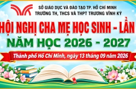 HỌP CHA MẸ HỌC SINH – LẦN 1  VÀ ĐẠI HỘI ĐẠI BIỂU CHA MẸ HỌC SINH NĂM HỌC 2026 – 2027