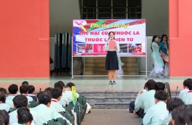 NGOÀI GIỜ LÊN LỚP “TÁC HẠI CỦA THUỐC LÁ – THUỐC LÁ ĐIỆN TỬ 