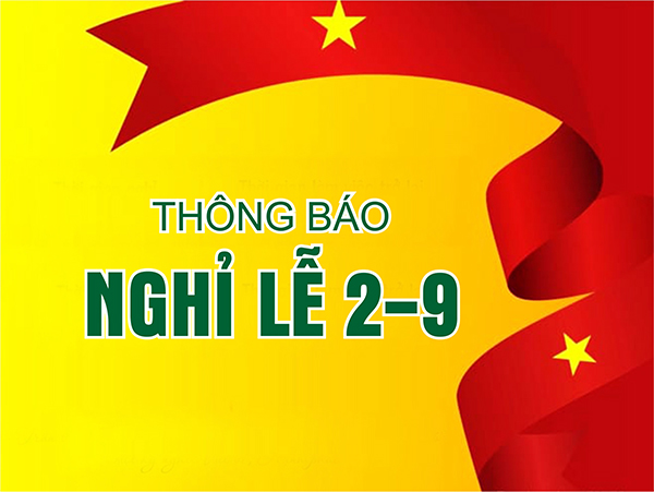 THÔNG BÁO Lịch nghỉ lễ Quốc khánh và tổ chức lễ Khai giảng năm học 2026 – 2027