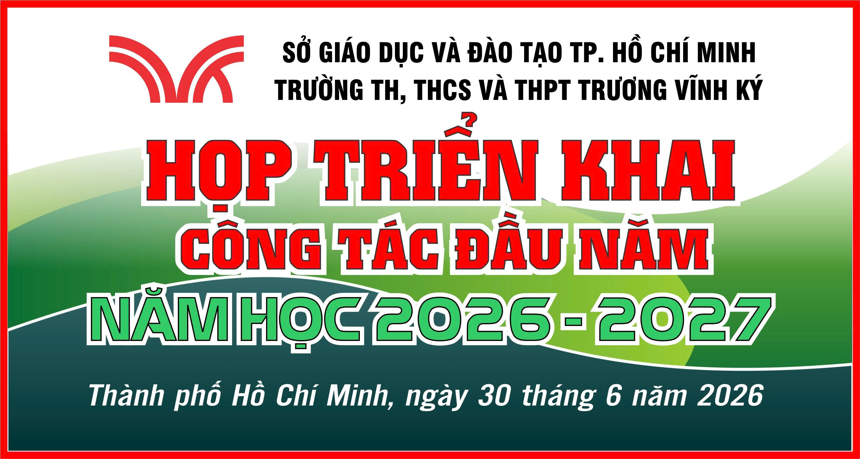 TRIỂN KHAI CÔNG TÁC ĐẦU NĂM HỌC 2026 - 2027