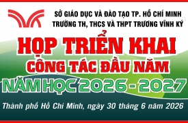 TRIỂN KHAI CÔNG TÁC ĐẦU NĂM HỌC 2026 - 2027