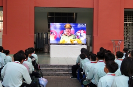 TUYÊN TRUYỀN CHIẾN DỊCH  “KHÔNG MỘT MÌNH – CÙNG NHAU AN TOÀN TRỰC TUYẾN”