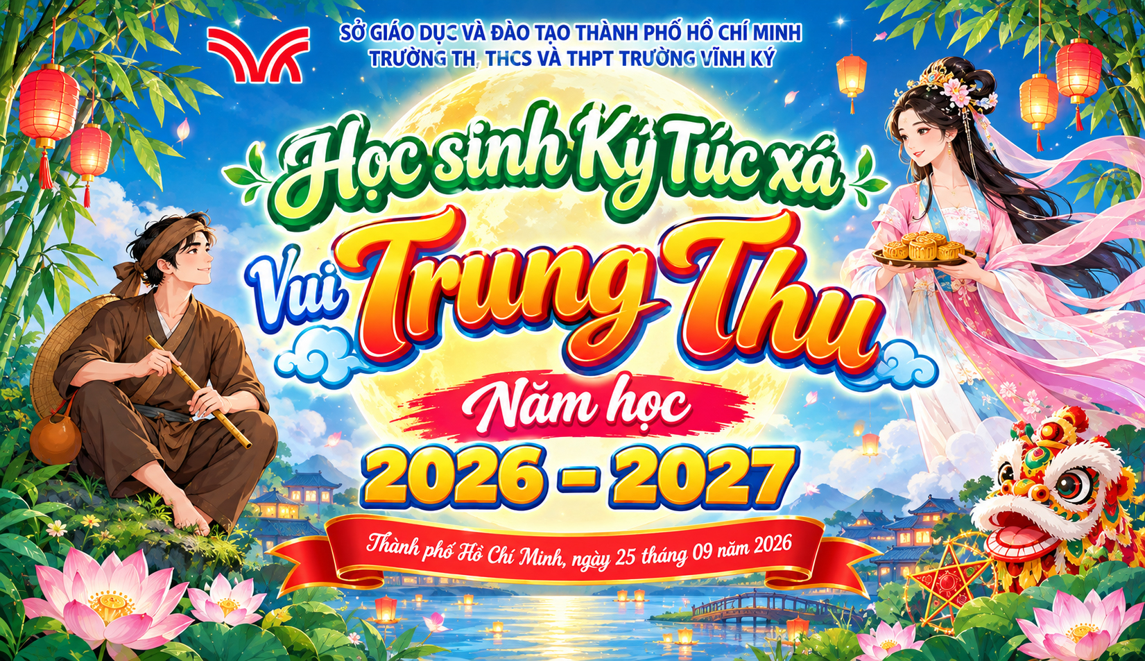 VUI ĐÓN TRUNG THU – ĐÊM HỘI YÊU THƯƠNG  TẠI KÝ TÚC XÁ 2026